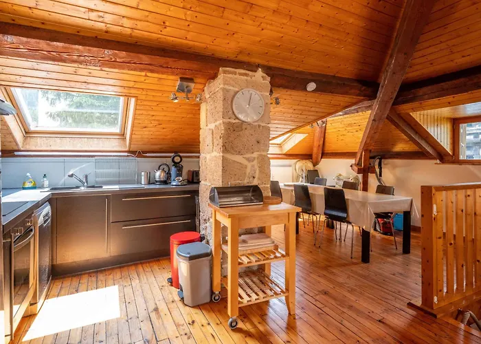 Duplex Le Montagne De La Chanterive شقة *